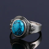 bague 925 turquoise