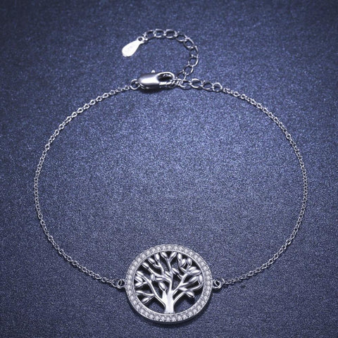 bracelet argent arbre de vie