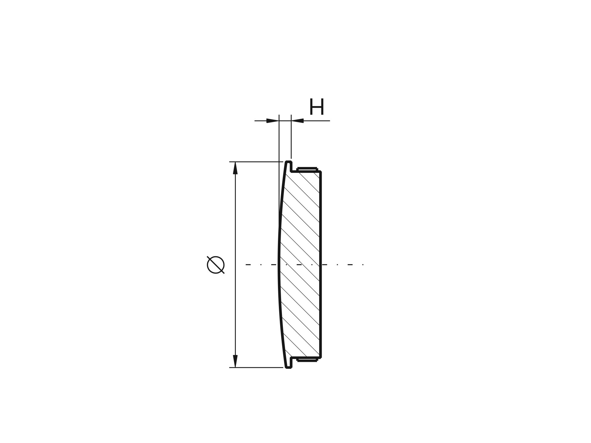 Embout bombé inox 304 pour ∅42.4mm – Image 2