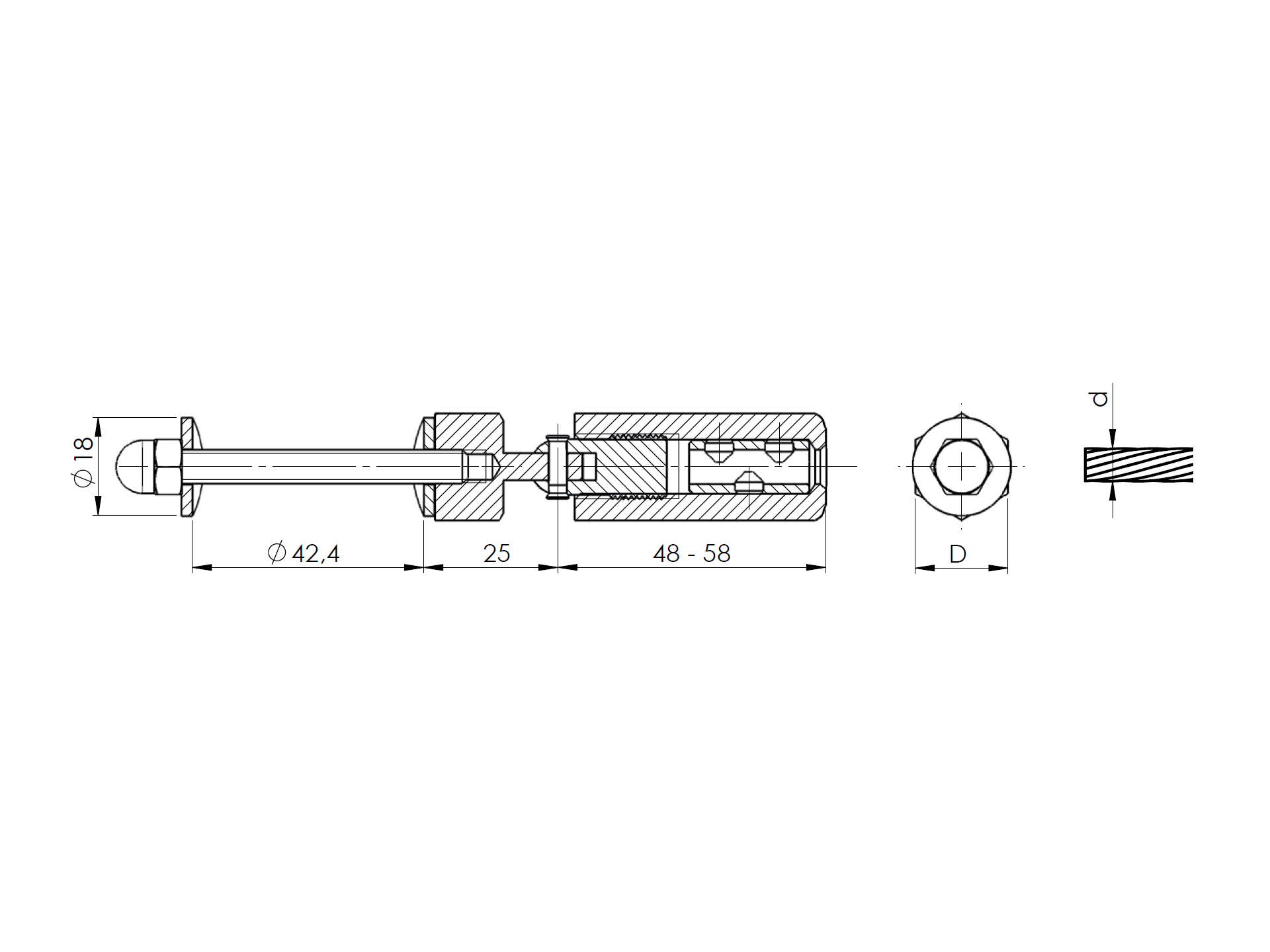 Tendeurs inox 304 – Image 2
