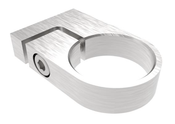 Serreur inox 316 pour tube ∅42.4mm