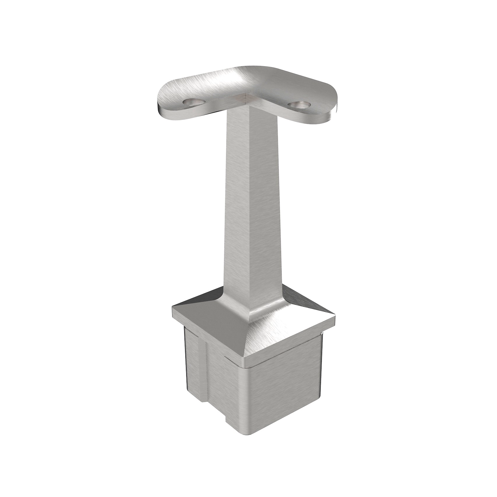 Support 90° inox pour ∅42.4mm -tige fixe