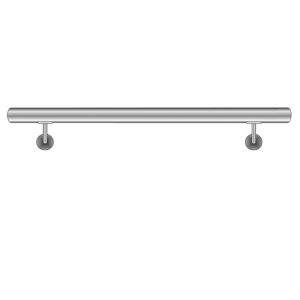 Kit main courante ∅42.4mm contre un mur inox 304 avec platine