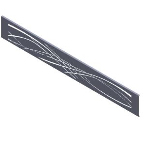 Bandeau décor aluminium 250*1800