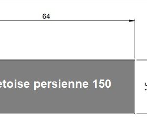 Entretoises pour lames persienne 150mm