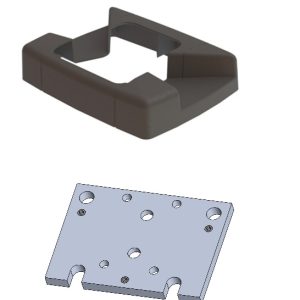 Ensemble cache platine et platine