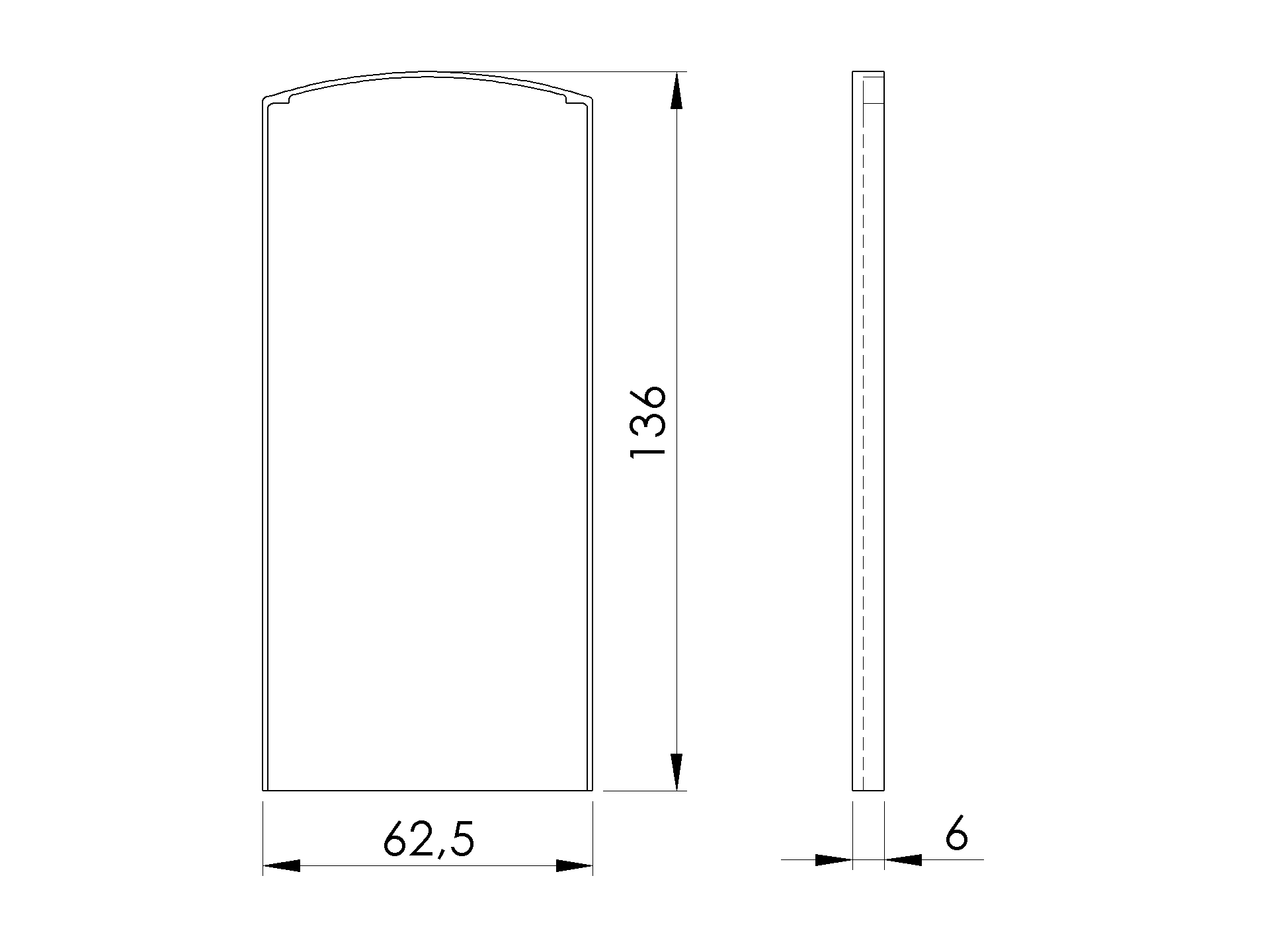 Embout Swing-Glass pour rail pose au sol – Image 2