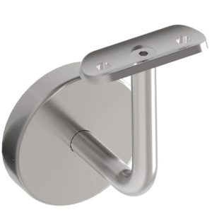 Support contre un mur inox 304  - platine pour tube diam 42,4